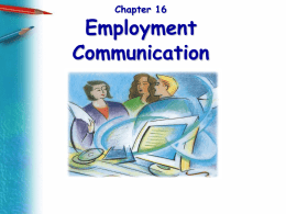 Employment Communication.ppt