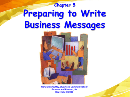 How to Write Effective Business Messages.ppt