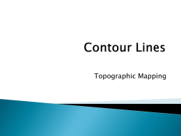 contour lines and island assignment intro