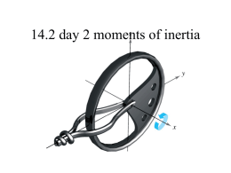 14.4 day 2 moments of inertia (optional)