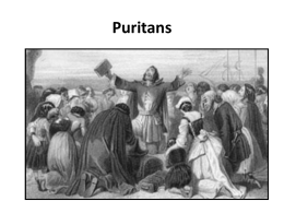 Pilgrims come to New England (PowerPoint)
