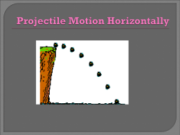 2011 projectile motion