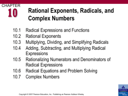 Simplifying Radicals with Variables and Rational Exponents