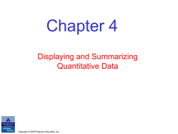 Descriptive Statistics CH 4 5