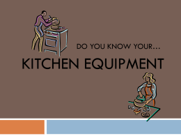 Cooking Equipment PowerPoint