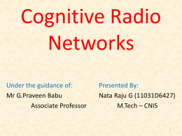 cognitive radio networks ppt nata raju g - 11031d6427