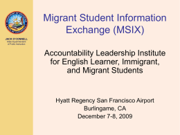 Migrant Student Information Exchange_Session 13.ppt