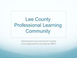 Lee County PLC PPT.pptx