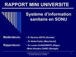Syst me d information sanitaire