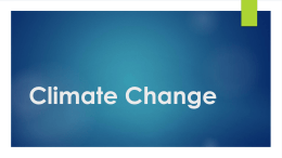 Climate Change PPT