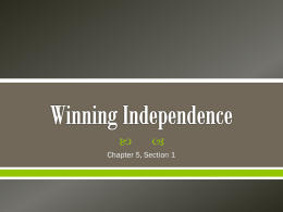 Winning Independence