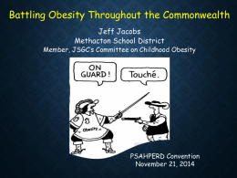 Battling Obesity Across the Commonwealth