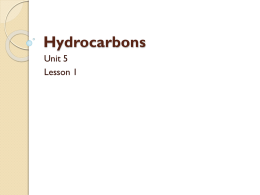 sch4c u5l1 hydrocarbons