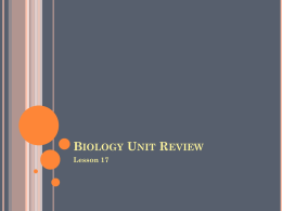 snc1l u2l17 biology unit test  review