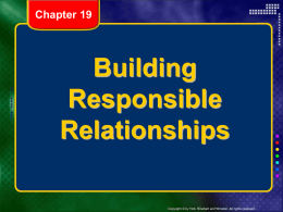 Lifetime Health Chapter 19 Power Point