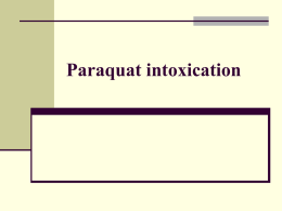 ParaquatIntoxication.ppt