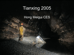 China Cave Exploration