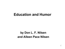 humor-education.ppt