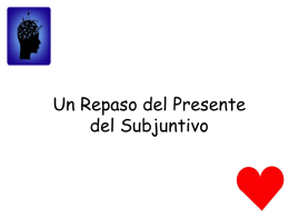 Review of Subjunctive (PPT)