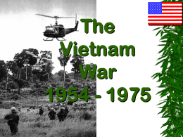the vietnam war - weebly