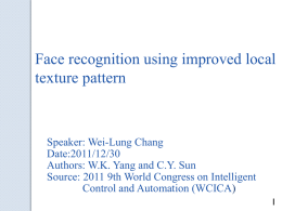 Face recognition using improved local texture pattern.pptx