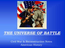 civil war notes