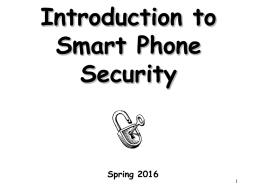 SmartPhone Security_summary