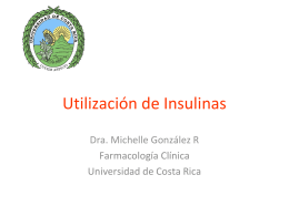 Utilización de insulinas I