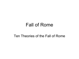 uses of the Fall of Rome Political Cartoons