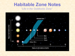 Habitable Zone Notes.ppt