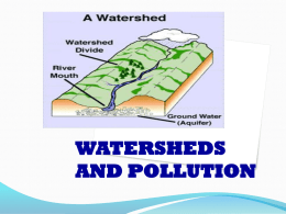 watershed notes.ppt