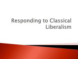 responses to classical liberalism review and progresivism-1