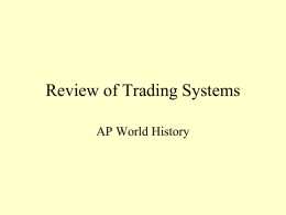 Review of Trading Systems.ppt