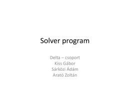 Solver program.pptx