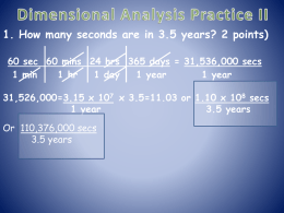 Dimensional Analysis Practice Answers II.pptx