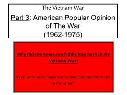 vietnam part three. the american public responds to war