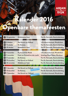 Kalender 2016 Openbare themafeesten
