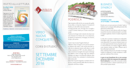 settembre dicembre 2016