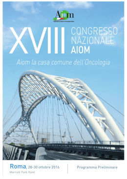 in formato PDF - AIOM - Associazione Italiana di Oncologia Medica