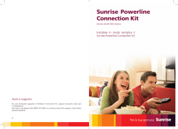 Sunrise Powerline Connection Kit