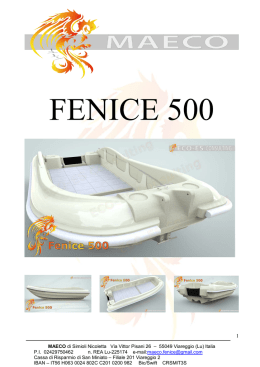 fenice 500 - barche in polietilene inaffondabili