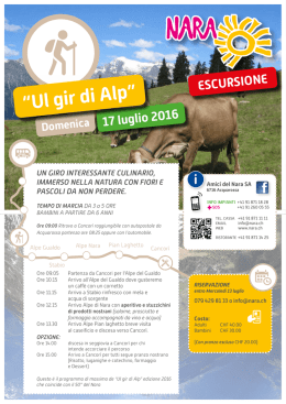 Ul gir di Alp - Bellinzona e Alto Ticino