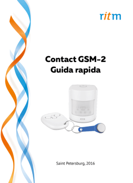Contact GSM-2 Guida rapida
