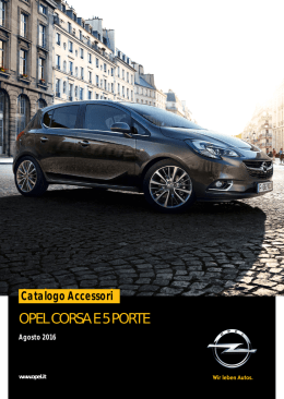 opel corsa e 5 porte - Opel Accessories Catalogue