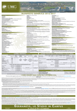 Manifesto Generale A.A. 2016/2017