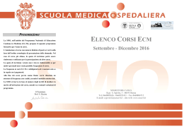 Brochure II sem 2016 - Ordine Medici Latina