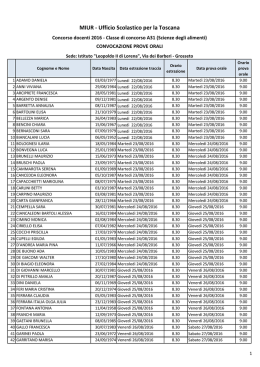Allegati - Ufficio Scolastico Regionale per la Toscana
