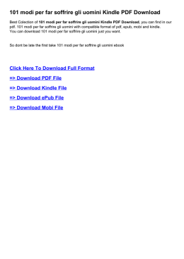 101 modi per far soffrire gli uomini Kindle PDF