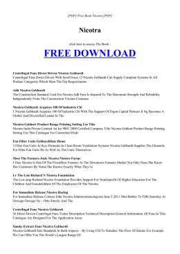 NICOTRA | Free Book PDF