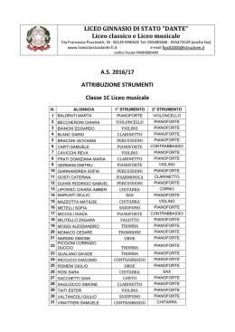 1C - Liceo classico e musicale Dante